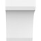Ekena Millwork 5"W x 8"D x 8"H Standard Legacy Architectural Grade PVC Knee Brace BRCP05X08X08LGY - alternate 3